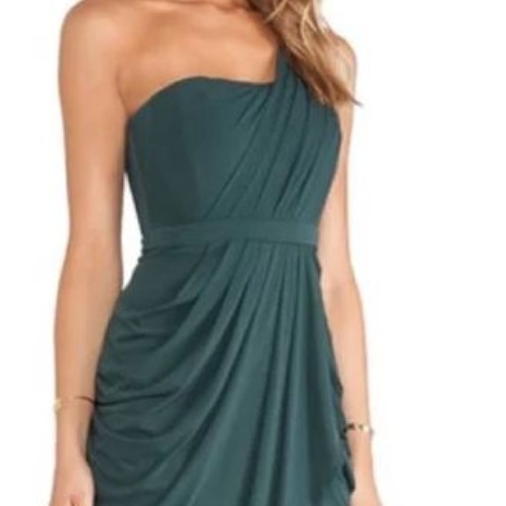 BCBG Julieta One Shoulder Dress